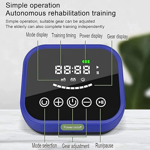 Miniatura 2 de Guantes de robot de rehabilitación, férula de mano funcional para ejercitador, ortesis para ejercitador, USB cargable, 9 intensidades, 3 modos de