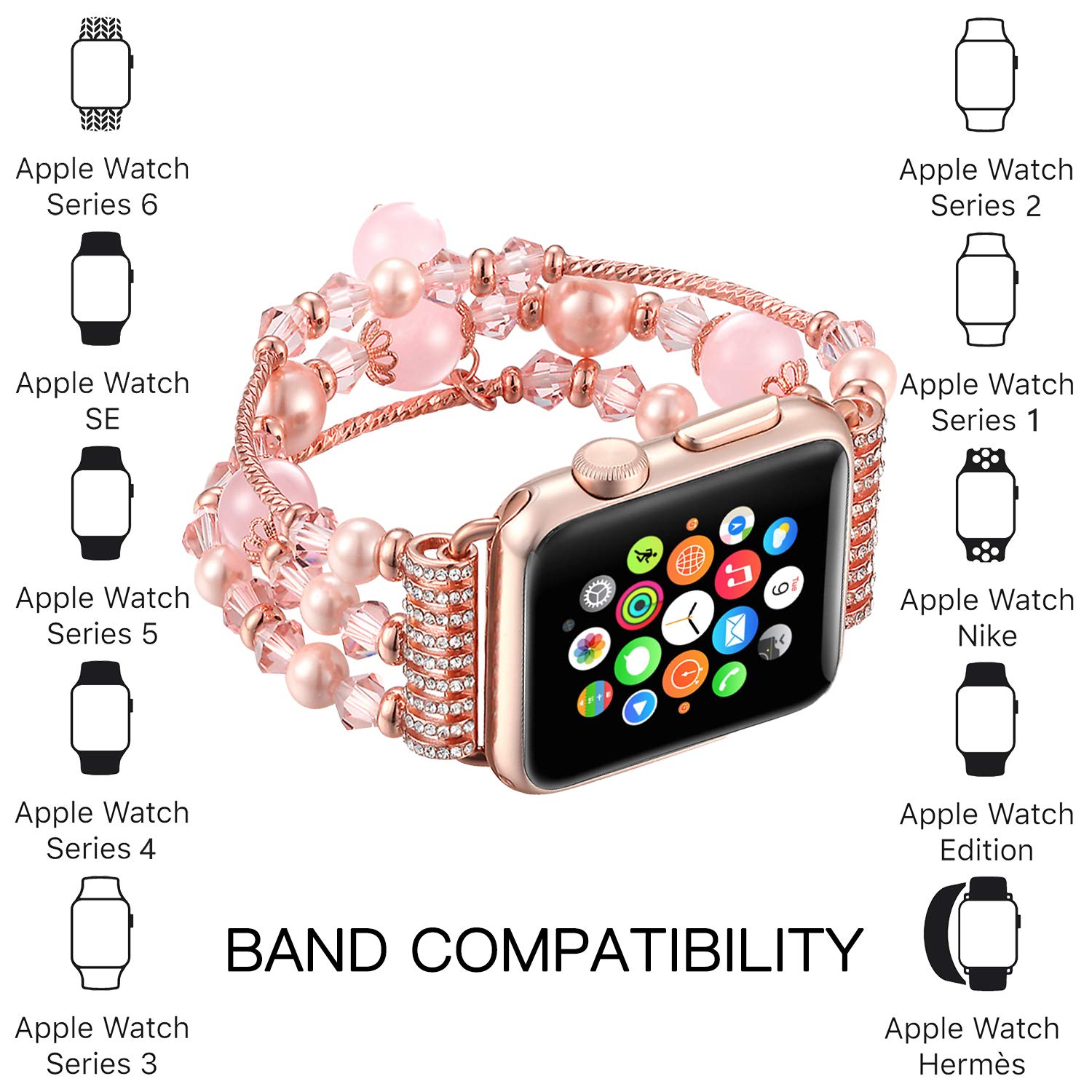 Amazon.com: fastgo Compatible for Apple Watch Bands 38mm 40mm 41mm
