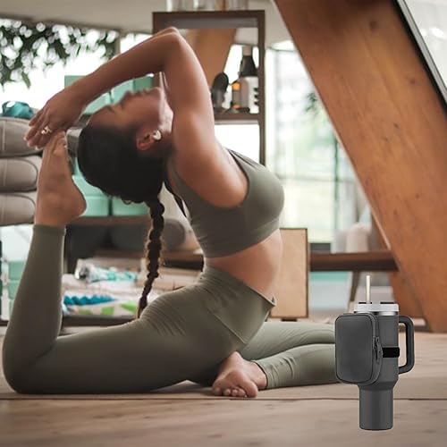 Miniatura 5 de Stanley Adventure - Bolsa para botellas de 40 onzas y IceFlow de 20 oz30 onzas, bolsillo para vaso para mujer, para gimnasio, caminar, correr,