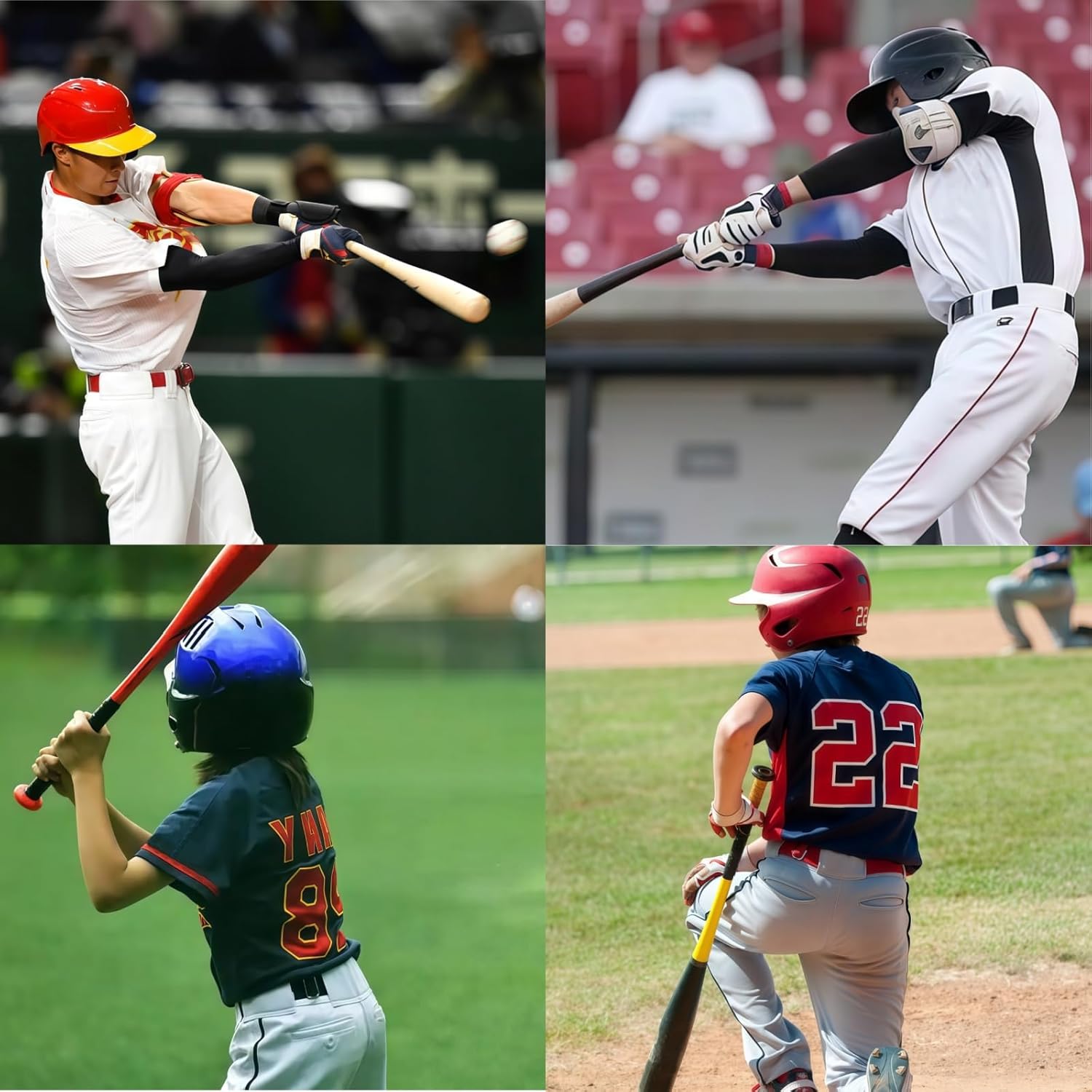 Baseball Belts Softball Belts, Elastic Adjustable, Boys Girls (16"-32"), Youth Adult (24"-46"), Red - Image 7