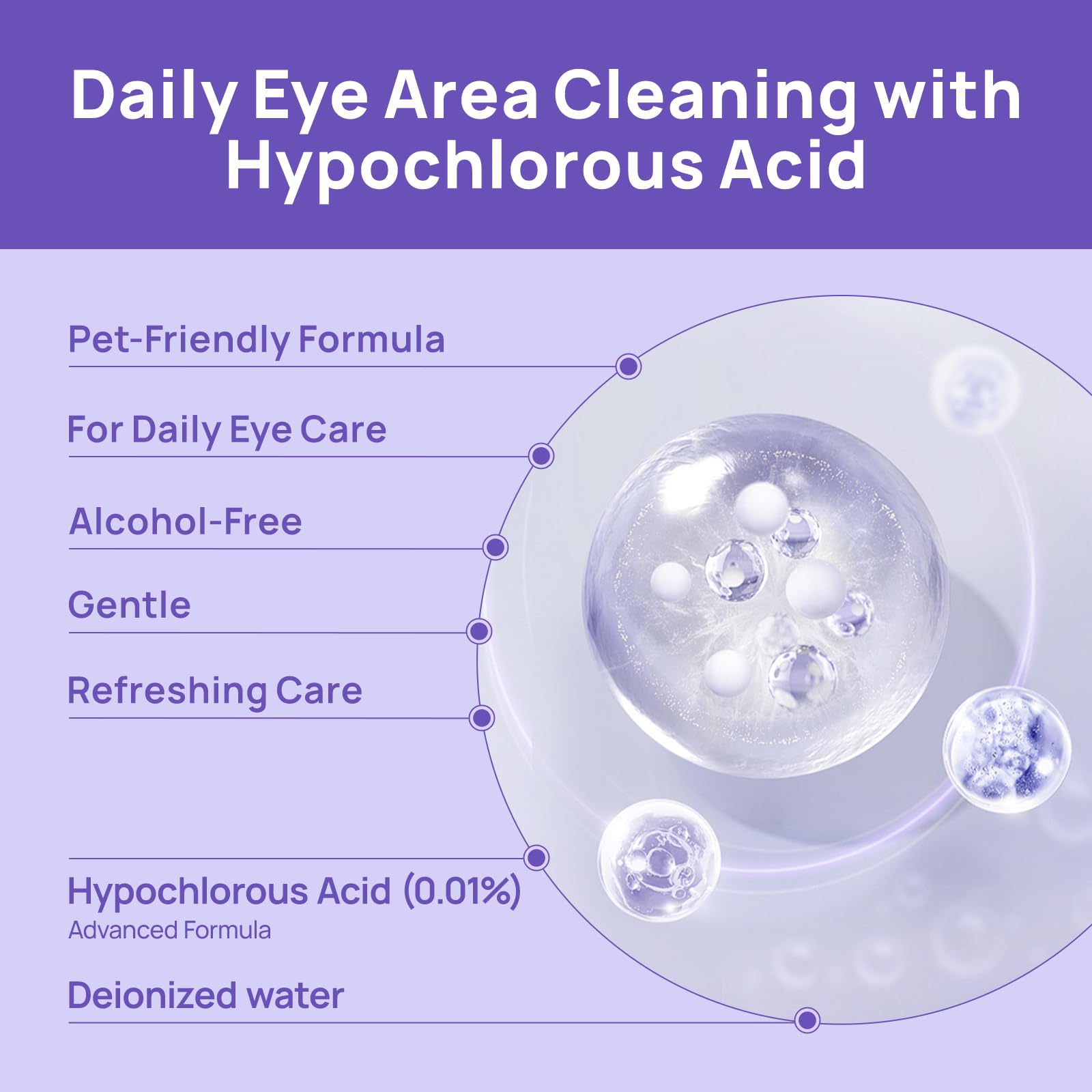 HICC PET Eye Area Cleansing Liquid for Dogs & Cats — Amazon image 3