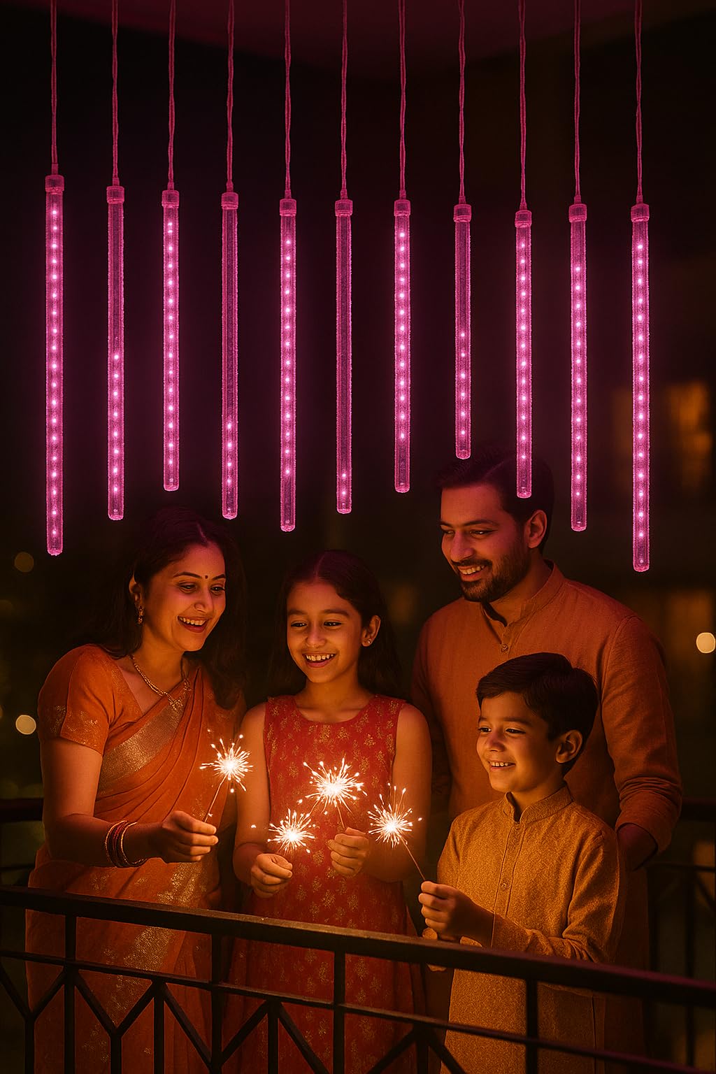 RAIN DROP LED Meteor Lights - Diwali, Christmas Decor -7