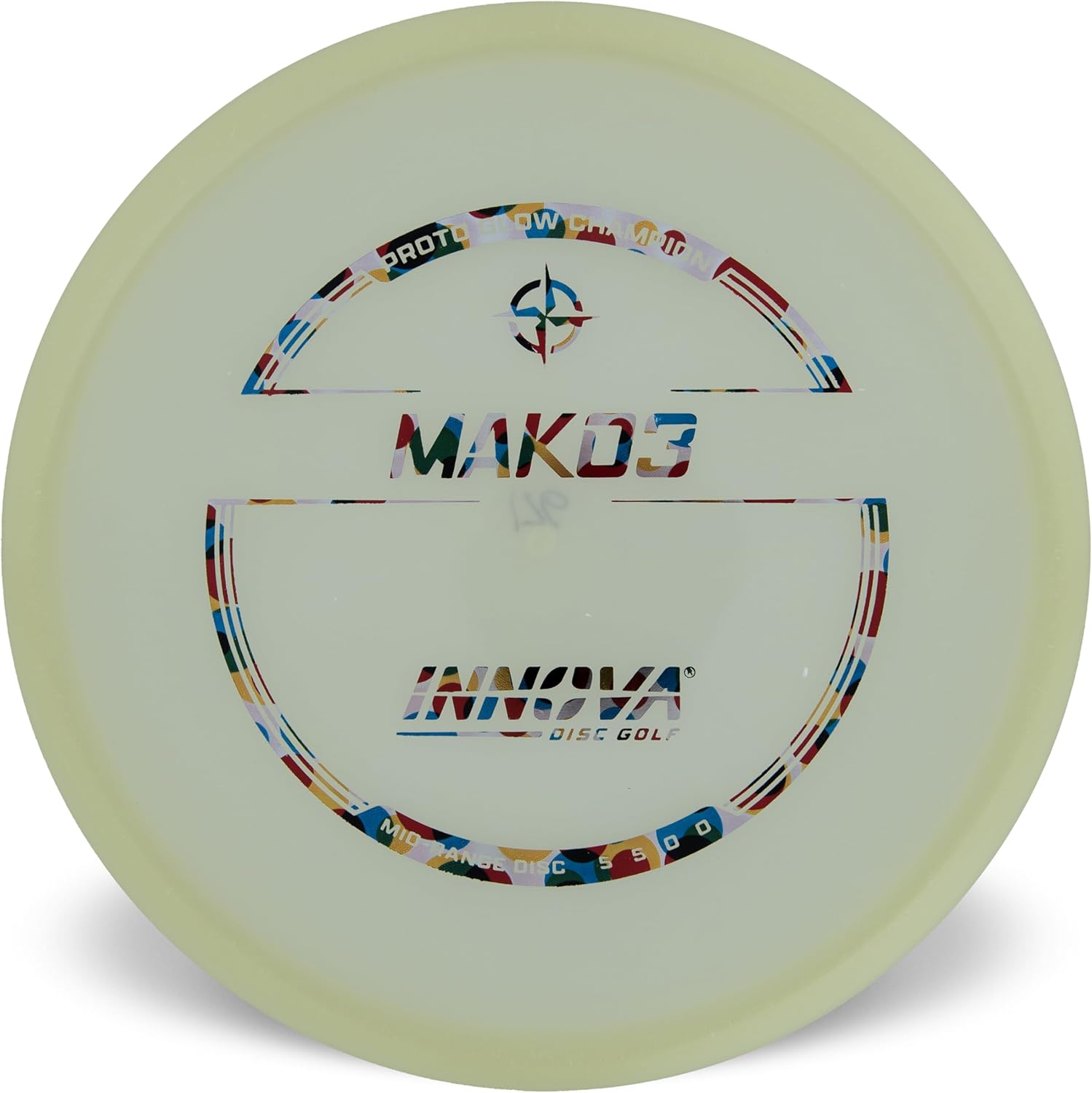 Innova Proto Glow Champion Mako3 – Glow in The Dark Disc Golf Mid-Range Disc