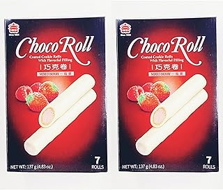 Choco Roll, Mixed Berry,Coated Cookie Rolls With Flavorful Filling,7 Rolls, 4.83 oz,2 Pack