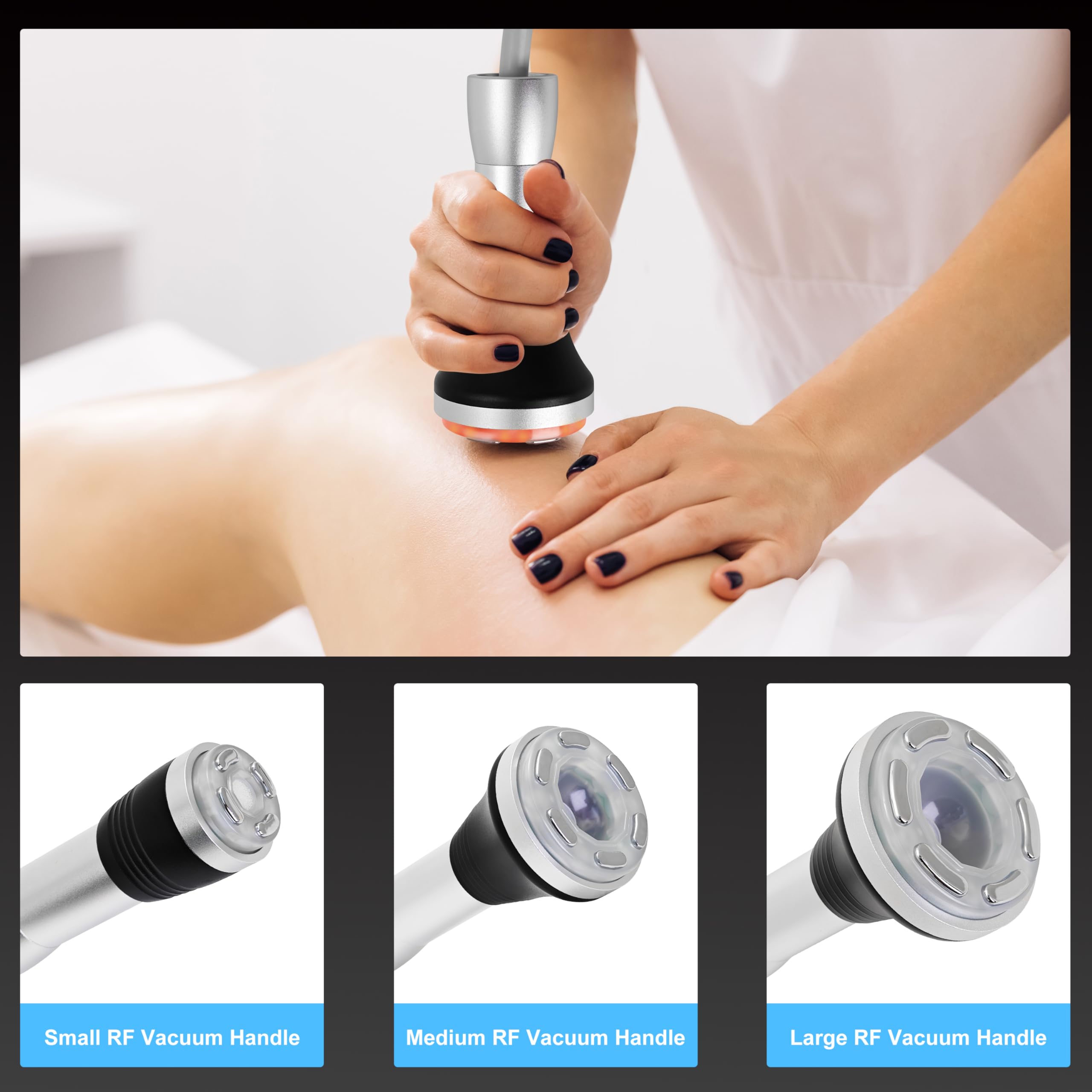 Elitzia ETDSD126 Gesichtskörper-Maschine, 80 K, Kavitation, Fettverbrennung, Ultraschall, Radiofrequenz, Vakuum, LED, Lipo Laser & EMS Kavitation Gerät, Gesichtslifting, Body Shaper, Sculpting