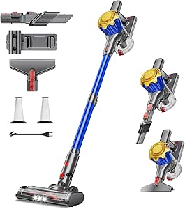 Amazon.com - MBYULO Cordless Vacuum Cleaner, 450W 40Kpa Powerful Stick ...