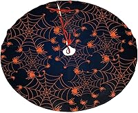 Vista 20 de Falda de árbol de Navidad, adornos rojos para árbol de Navidad de felpa suave blanca con patrón nevado para decoraciones de fiesta de vacaciones, 36