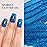 Imtiti Glitter Gel Nail Polish, 0.5 Fl Oz Sky Blue Iridescent Glitter Gel Polish Soak Off LED UV Diamond Sparkle DIY Nail Art Starter Manicure Salon