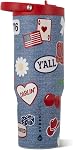 HydroJug Sport 32 oz Insulated Stainless Steel Water Bottle, American Honey