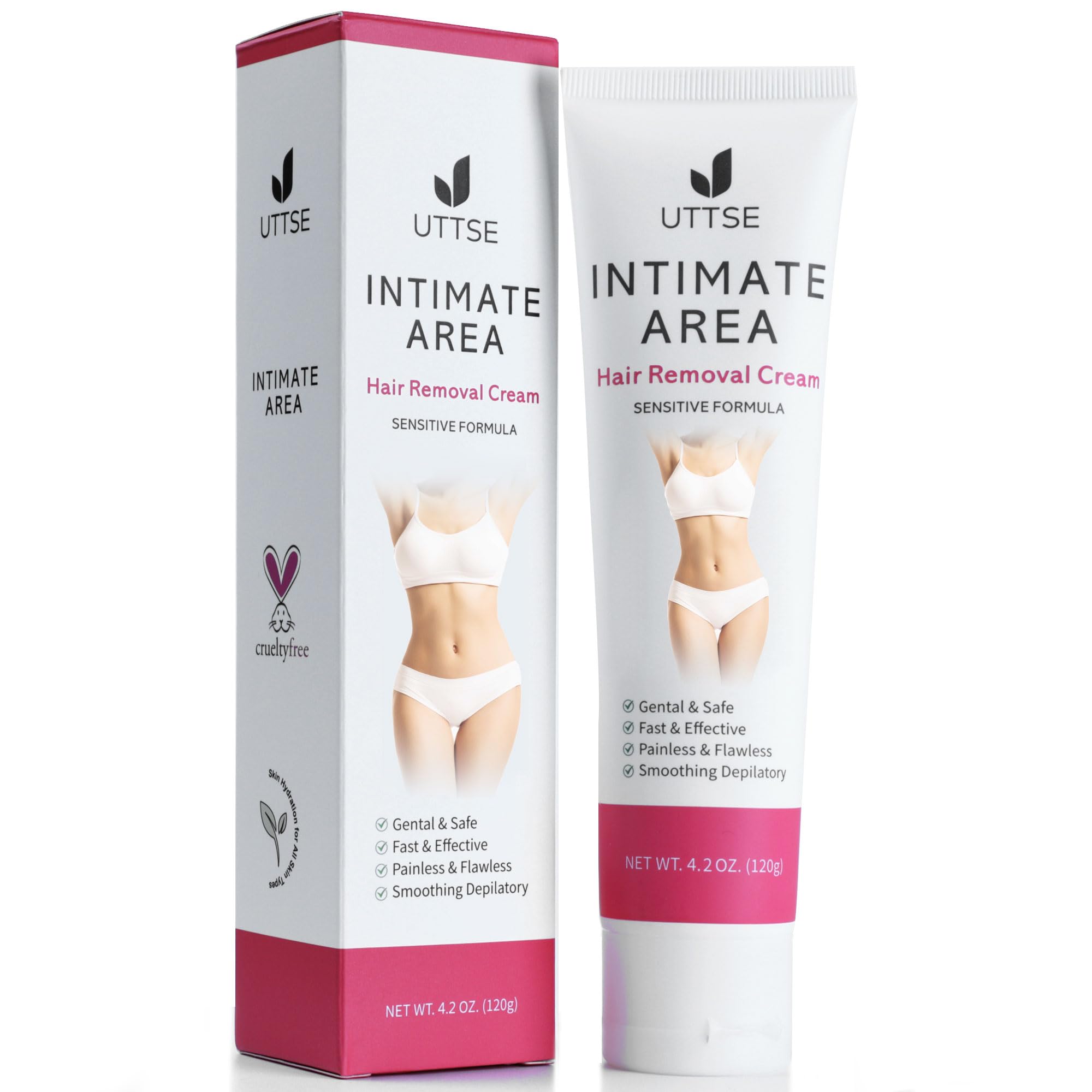 MEOLY Hair Removal Cream for Women: Sensitive Formula for Intimate Area - 4.01oz / 120g…