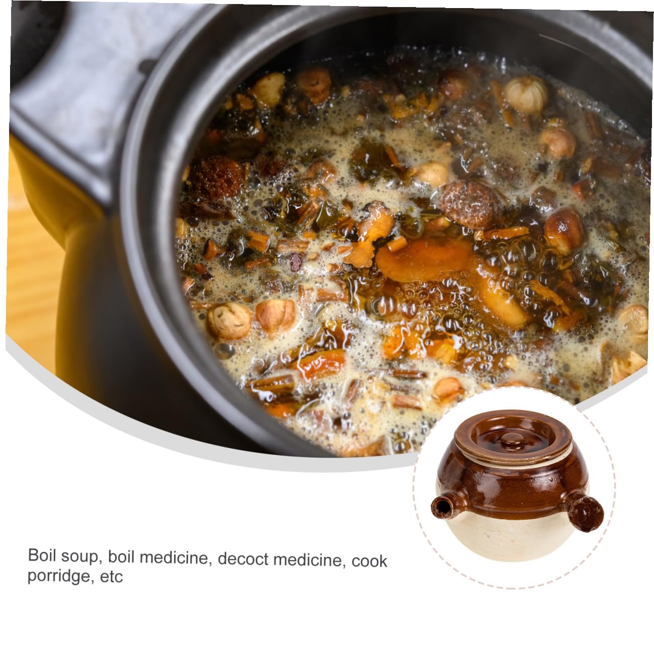 Tontopf zum Kochen Kochtopf für Traditionelle Chinesische Medizin Tontopf Kochtopf für Chinesische Medizin Küchenhelfer Küchenaccessoire