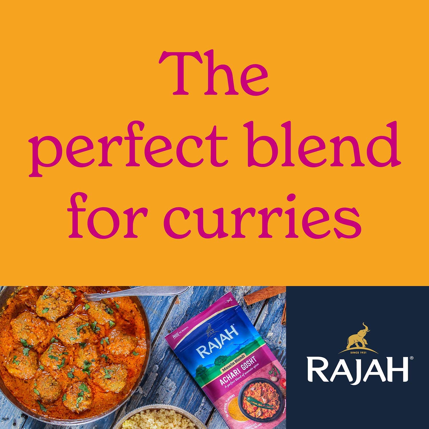 Rajah Hot Madras Curry Powder 1Kg