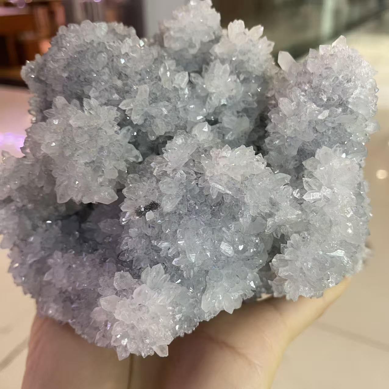 1 pièce de 200 à 250 g de Cristal de sphalérite, amas de Pierres précieuses, Cadeau Spirituel, décoration for la Maison et Le Bureau