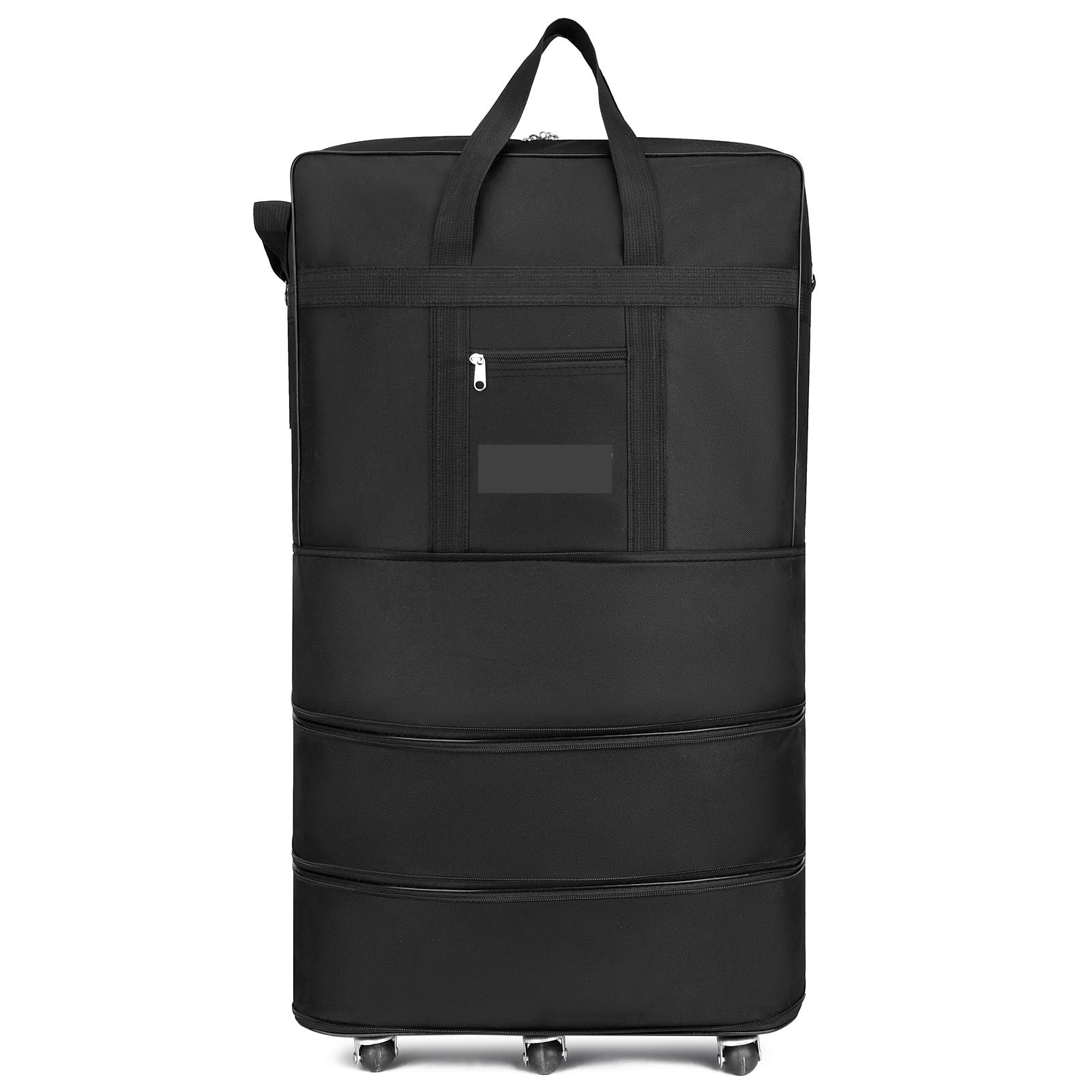 Borsone con Rotelle Borsa da Trasporto Aereo for Valigia da Viaggio Portatile Impermeabile da 45-22 Pollici Borse da Valigia Oxford Pieghevoli espandibili Unisex con Ruote(25inch)