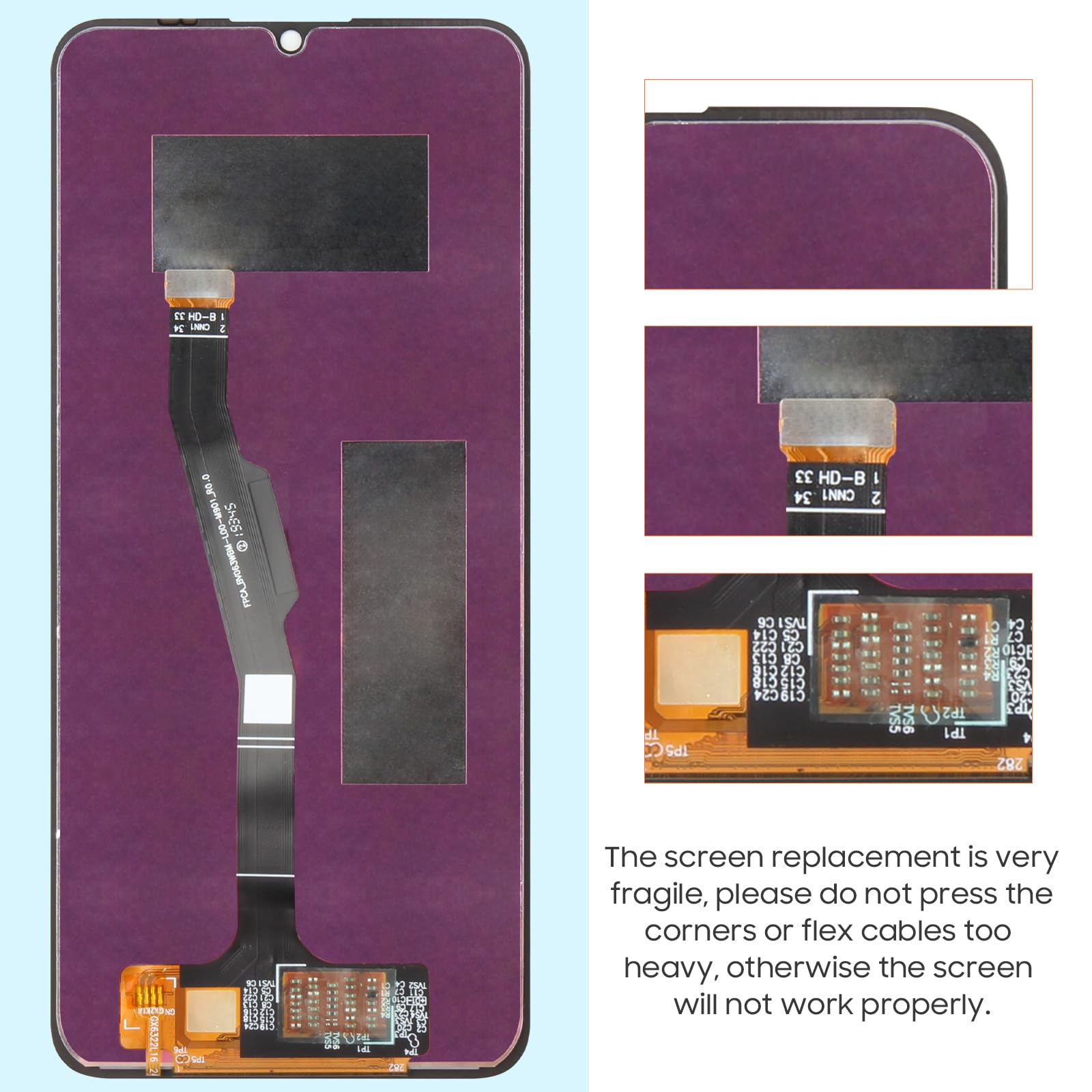 Für Huawei Y6P 2020 Display Full LCD Touch Screen