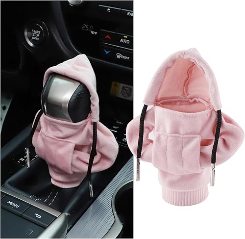 Miniatura 7 de Funda para palanca de cambios de automóvil, con capucha para decoración de automóvil, cubierta de palanca de cambios de ajuste universal, accesorios