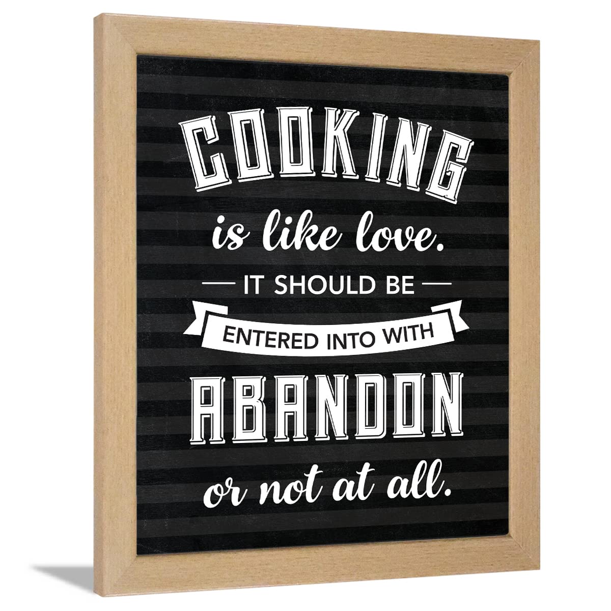 Kitchen Quotes Wall Frame - 'First We Eat' Turquoise -8