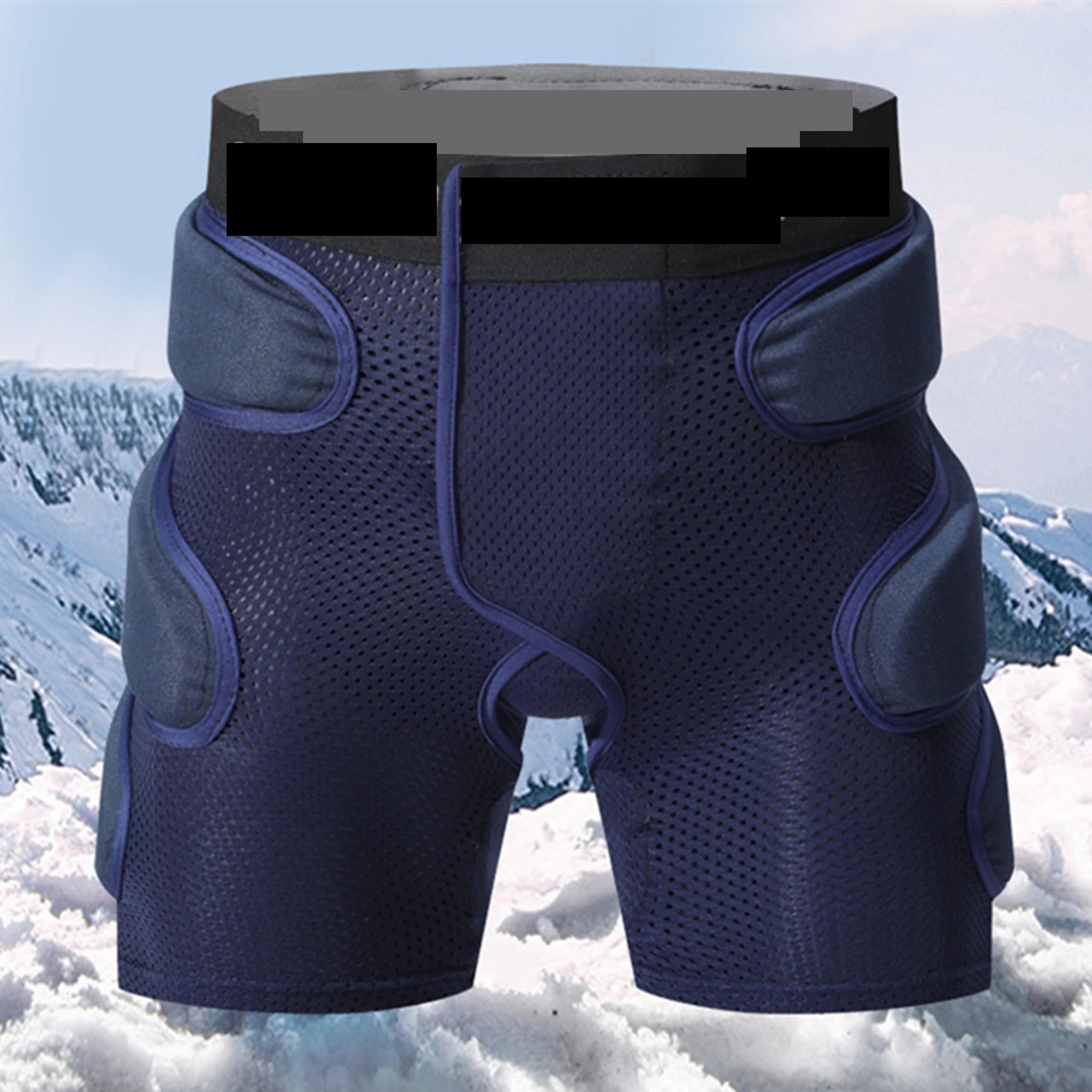 Protezione per Fianchi da Sci Pantaloncini da portiere calcio, rugby, uomo e donna, for pattinaggio, snowboard, sci, sport, protezione in spugna for fianchi