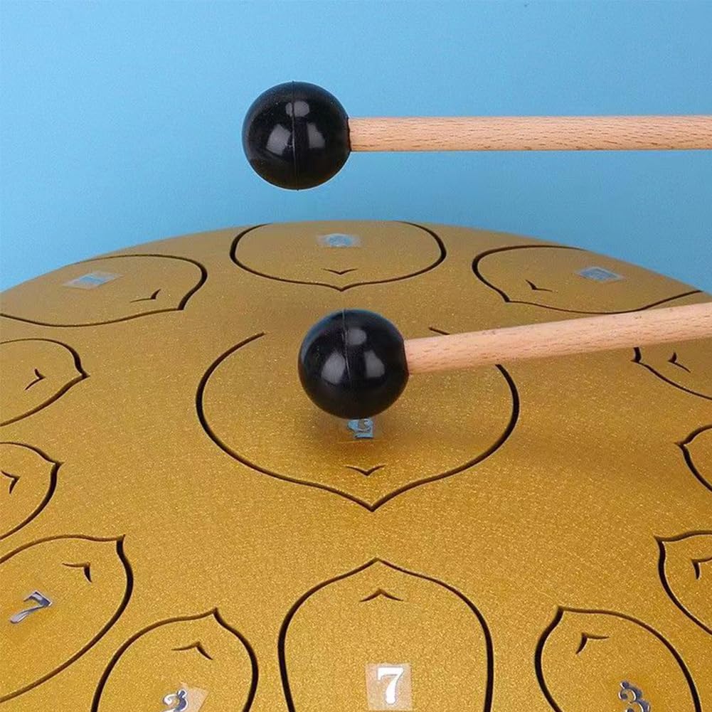 Bacchette Xilofono In Gomma E Legno - 2 Paia, 22cm, Per Glockenspiel E Strumenti A Percussione - Foto 9