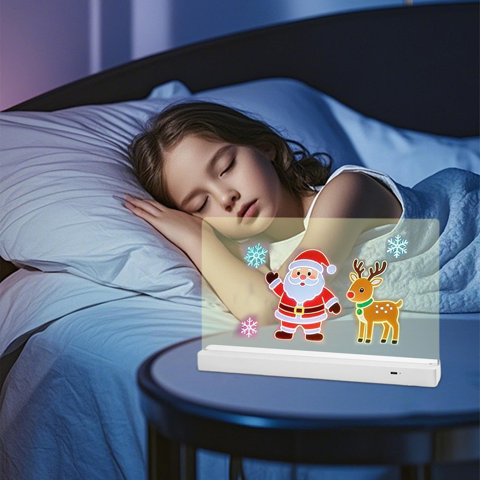 Pizarra de Dibujo LED para Niños Batería 1200mAh para Mensajes