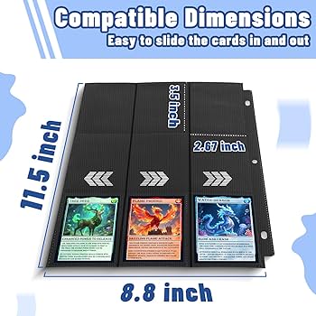 Amazon | トレーディングカードスリーブ 両面カードスリーブ