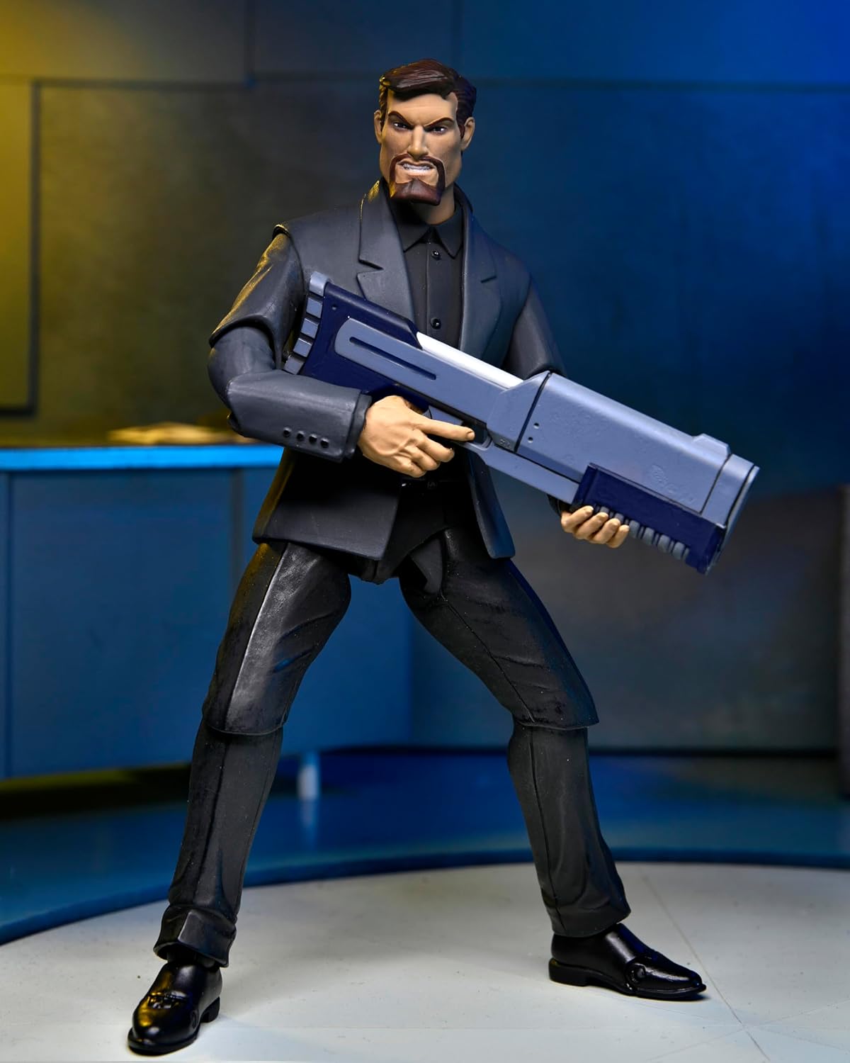 NECA Collectible Gargoyles Ultimate David Xanatos Figure with Closed Wings 7" Scale Action Figure