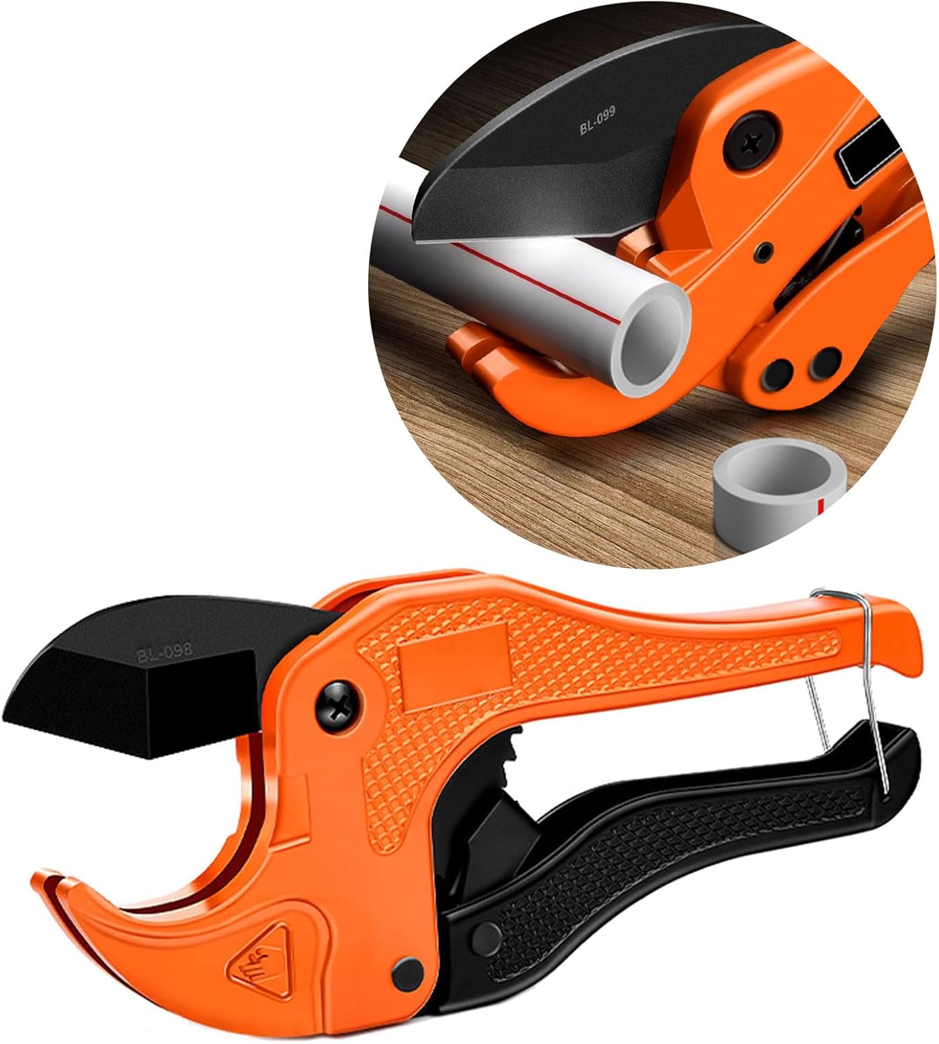 Ratcheting PVC Pipe Cutter Tool Cut Pipe Cutter Ratcheting Type Pipe Cutter Fast Pipe Cutting Tube Cutter for Pipe Cutting
