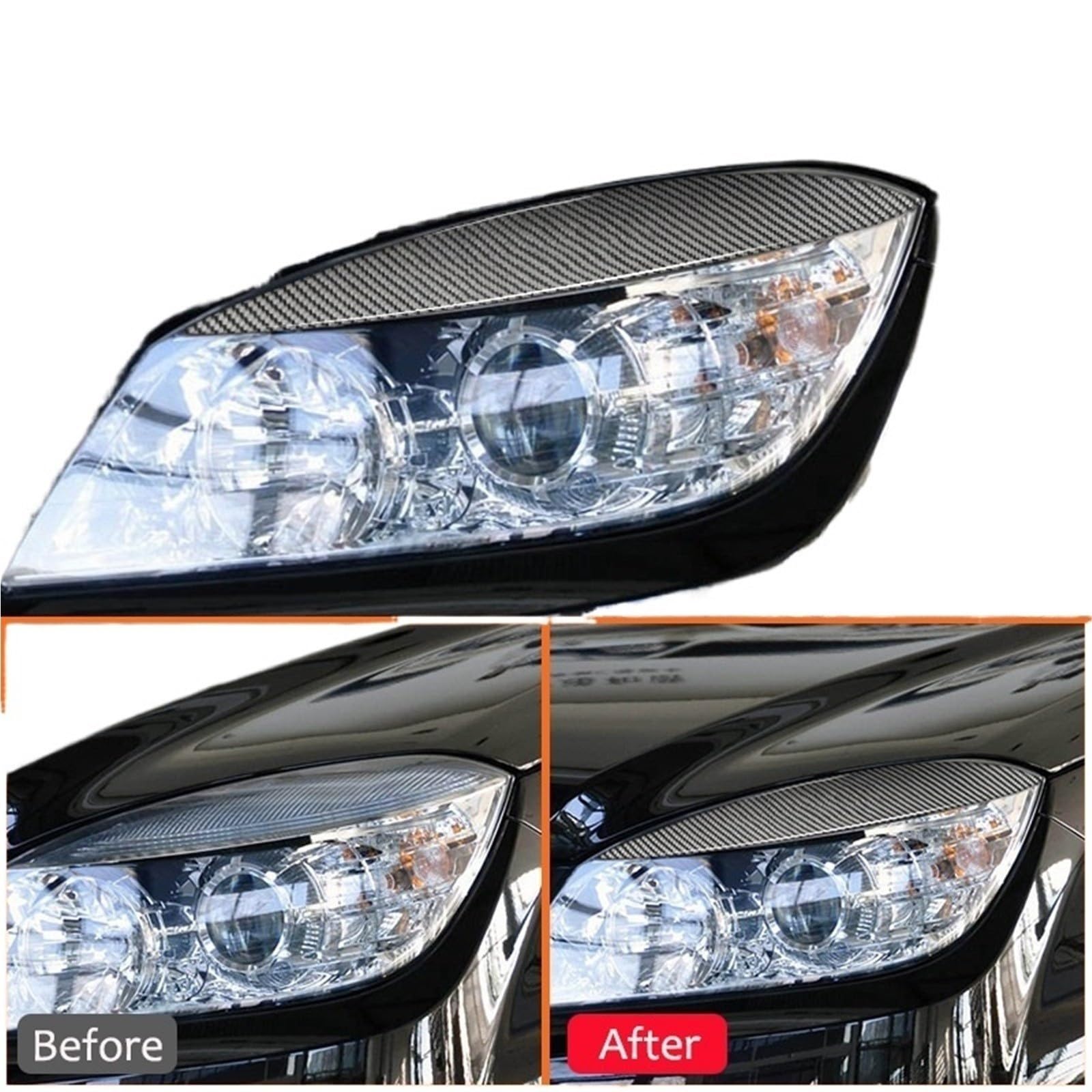 Reflektor powieka osłona Dla Mercedesa klasy W204