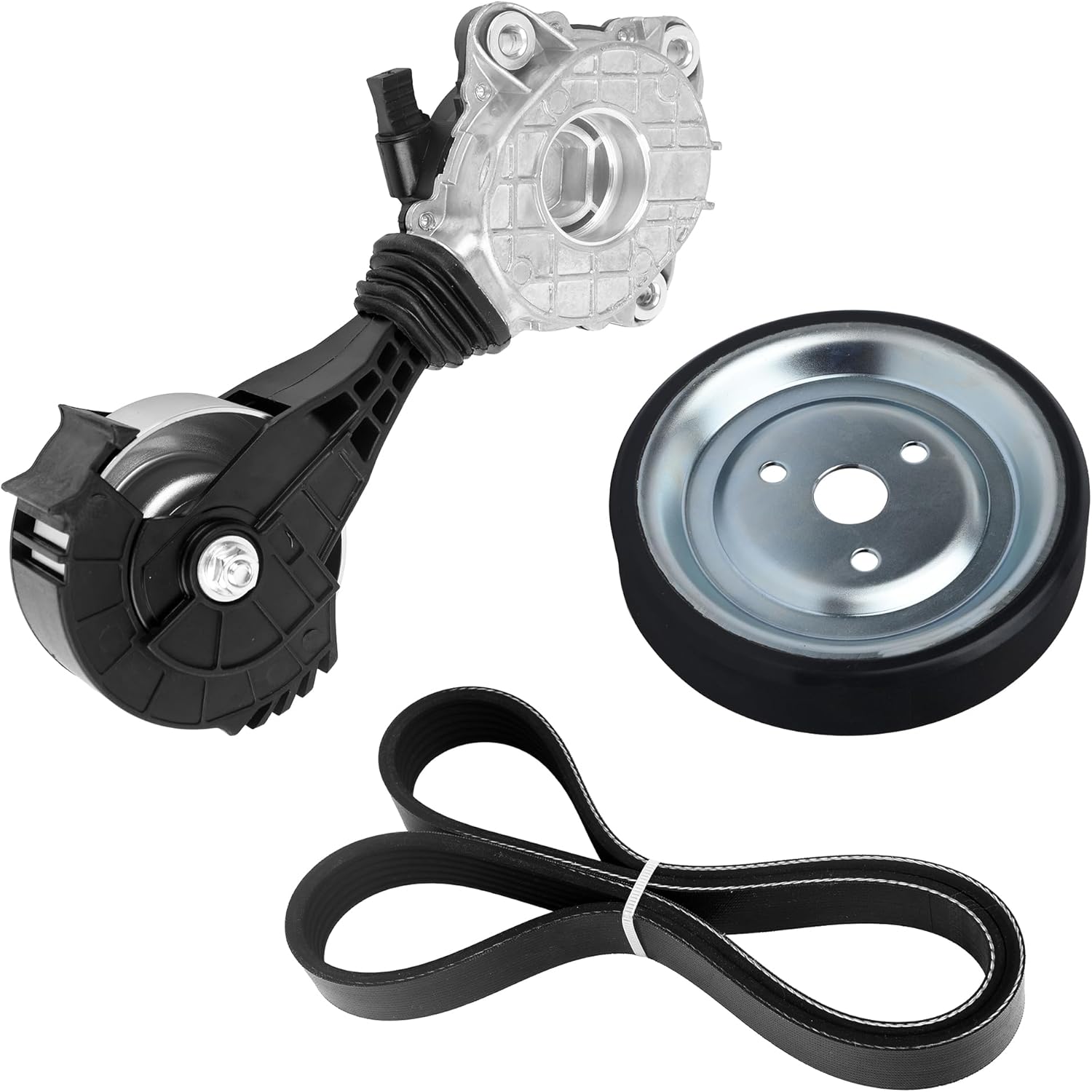 Drive Belt Tensioner Idler Friction Wheel,Engine Water Pump Pulley and Serpentine Belt Compatible with Mini Cooper Countryman Paceman 2007-2016 Replaces 11517545958,11287598833,1060352