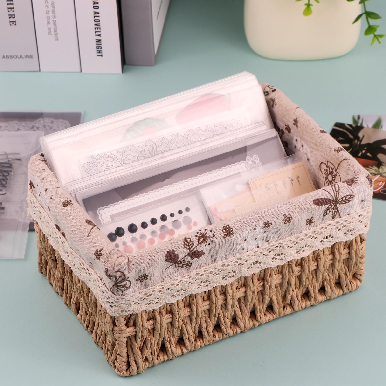 BAOFALI 150 buste richiudibili in plastica trasparente da 12,7 x 17,8 cm, per fustelle da taglio, per fai da te, scrapbooking, carta, biglietti, matrici da taglio