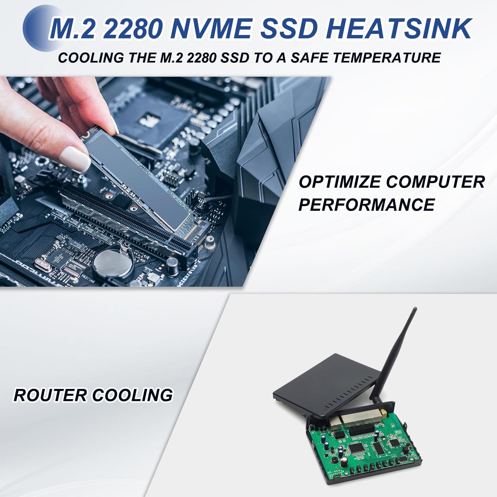 PATIKIL M.2 2242 Nvme Zestaw radiatora SSD 34x22x6,7mm, radiator do pamięci laptopa, miedziany grzejnik chłodzący do laptopa, miedziany odcień