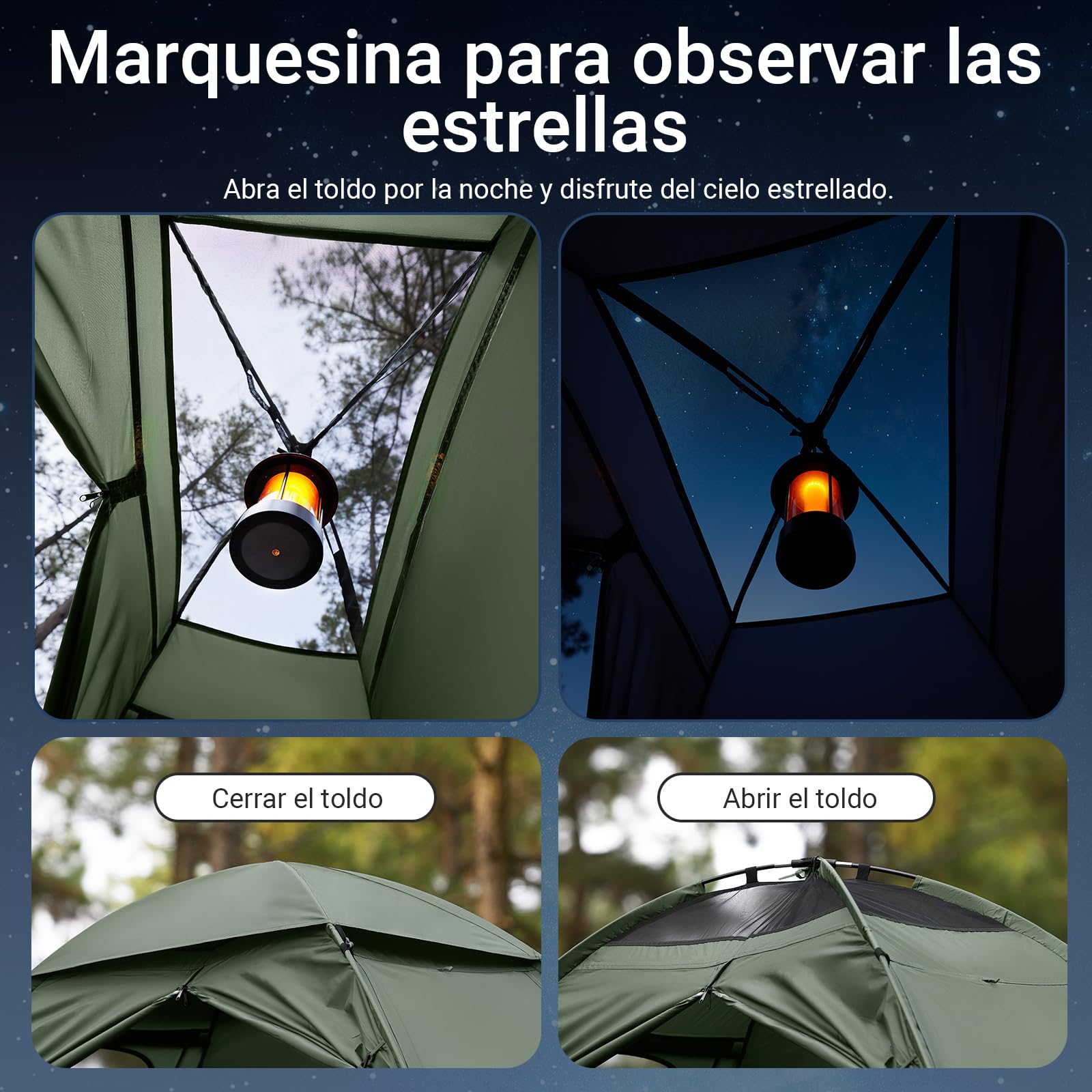 SoBuy Tienda de Campaña Exterior para 1 Persona Tienda de Acampada para Playa Parque 4 en 1 Tiendas iglú con Bolsa de Transporte