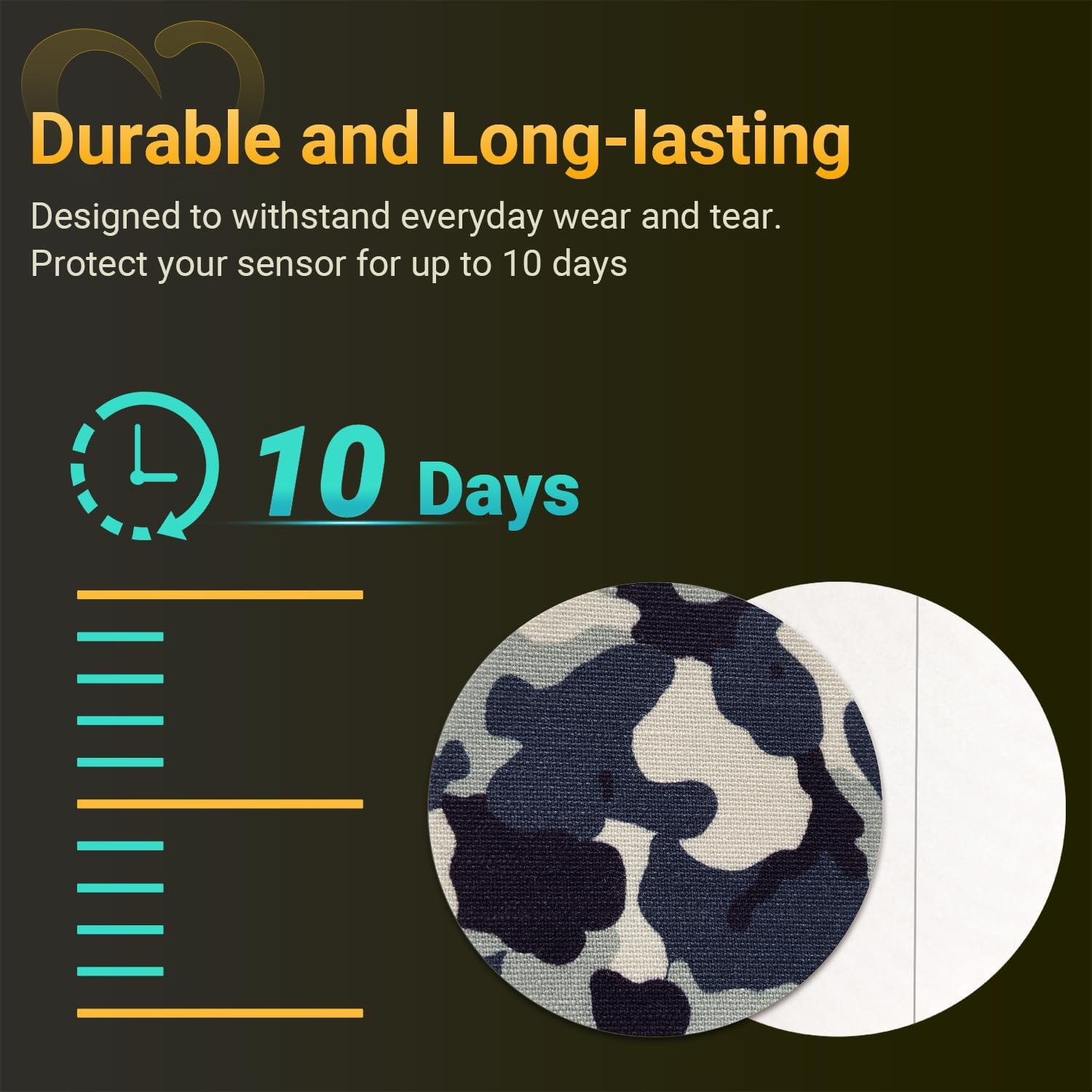 Dexcom G7 Overpatches - Paquete de 20 parches adhesivos impermeables Dexcom G7, con tapa dura reutilizable de nuevo diseño para una durabilidad a prueba de golpes, transpirable, de larga