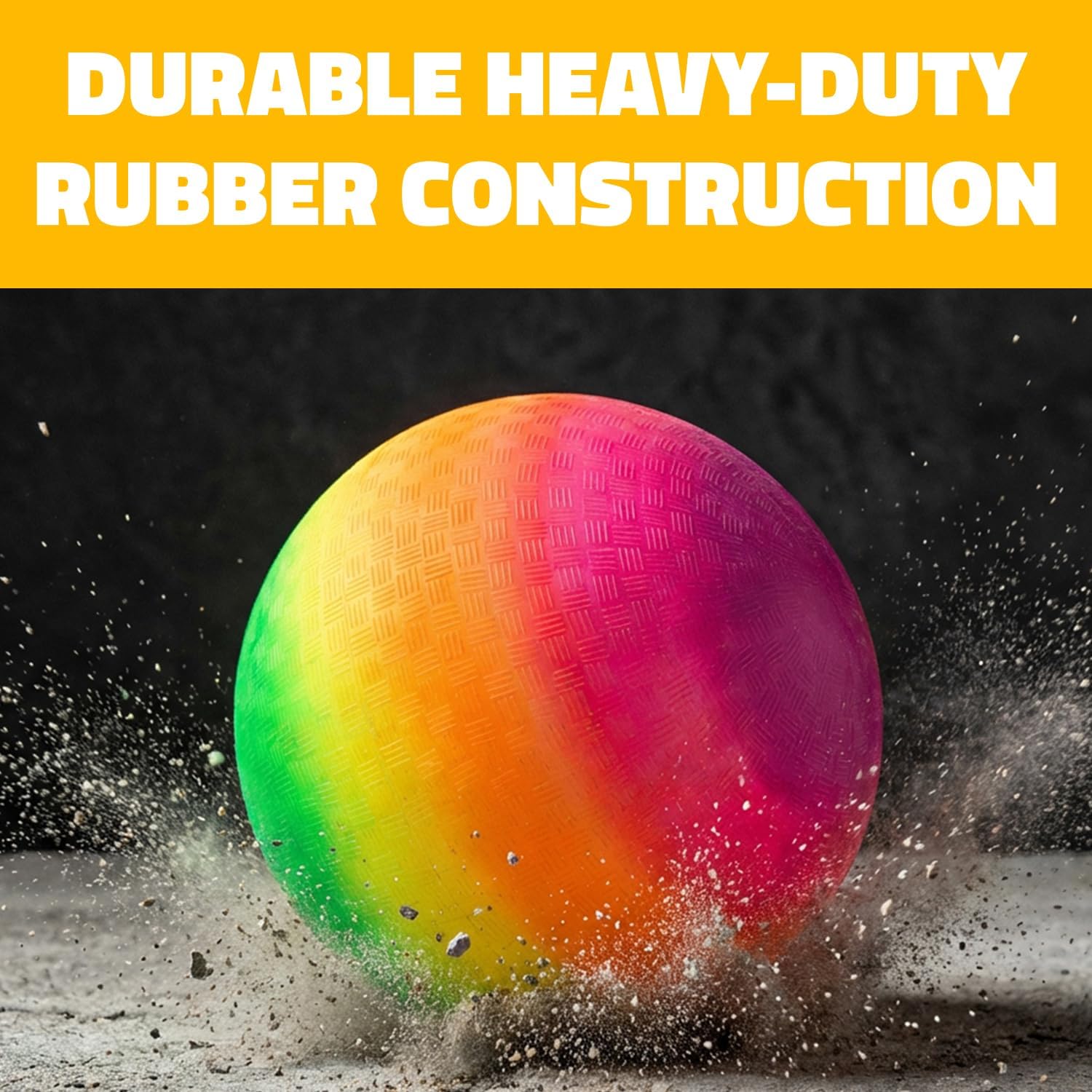 Rhode Island Novelty 16 Inch Rainbow Playground Ball