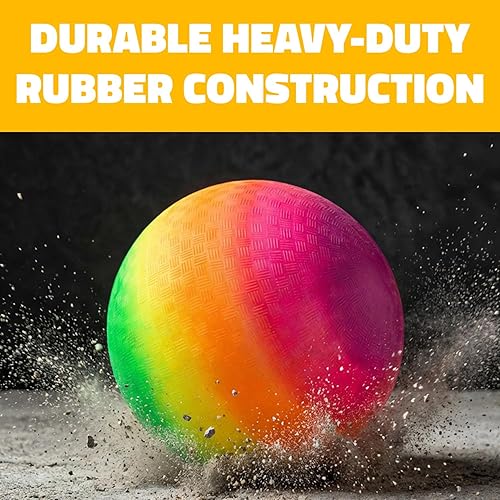 Miniatura 3 de Rhode Island Novelty Bola de juegos arcoíris de 16 pulgadas