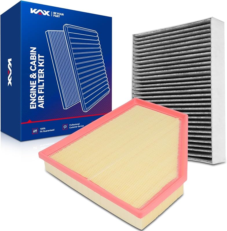 Kit de Filtro de Ar do Motor e Filtro de Cabine KAX CA12071 CF11472 para BMW – 2 unidades