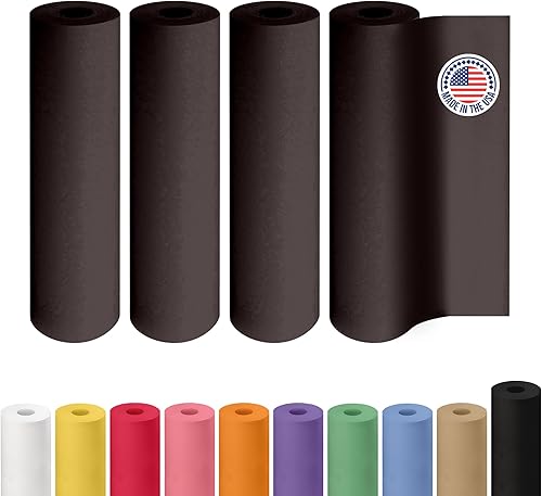 Miniatura 11 de IDL Packaging - Rollo de papel kraft rojo de 36 x 2160 pulgadas (180 pies), hecho en Estados Unidos, grosor 45 libras, arte, envoltura regalos