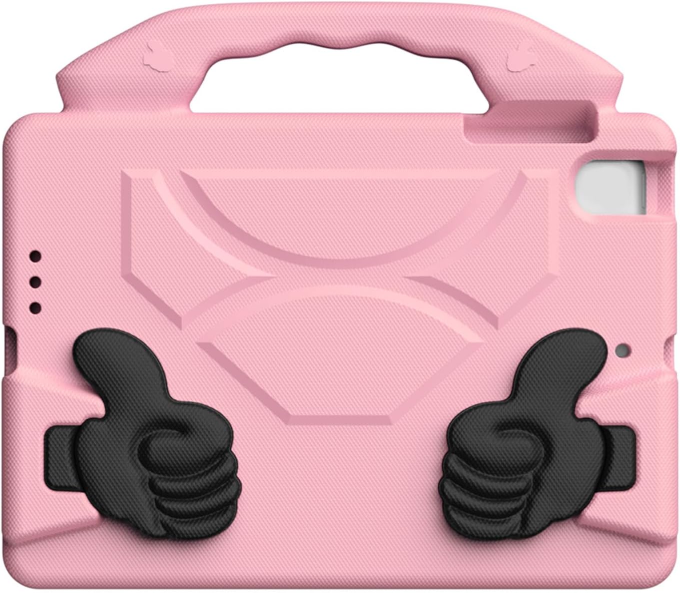 SUNGOOYUE Protective Case for Mini 1 2 3 4 5, Shockproof EVA Foam with 90 Degree Rotatable Handle, Stand Function for 7.9 Inch Tablet (Pink)