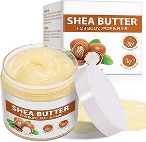 Beurre De Karité Pur 220g, Shea Butter Hydratant Visage & Corps ...