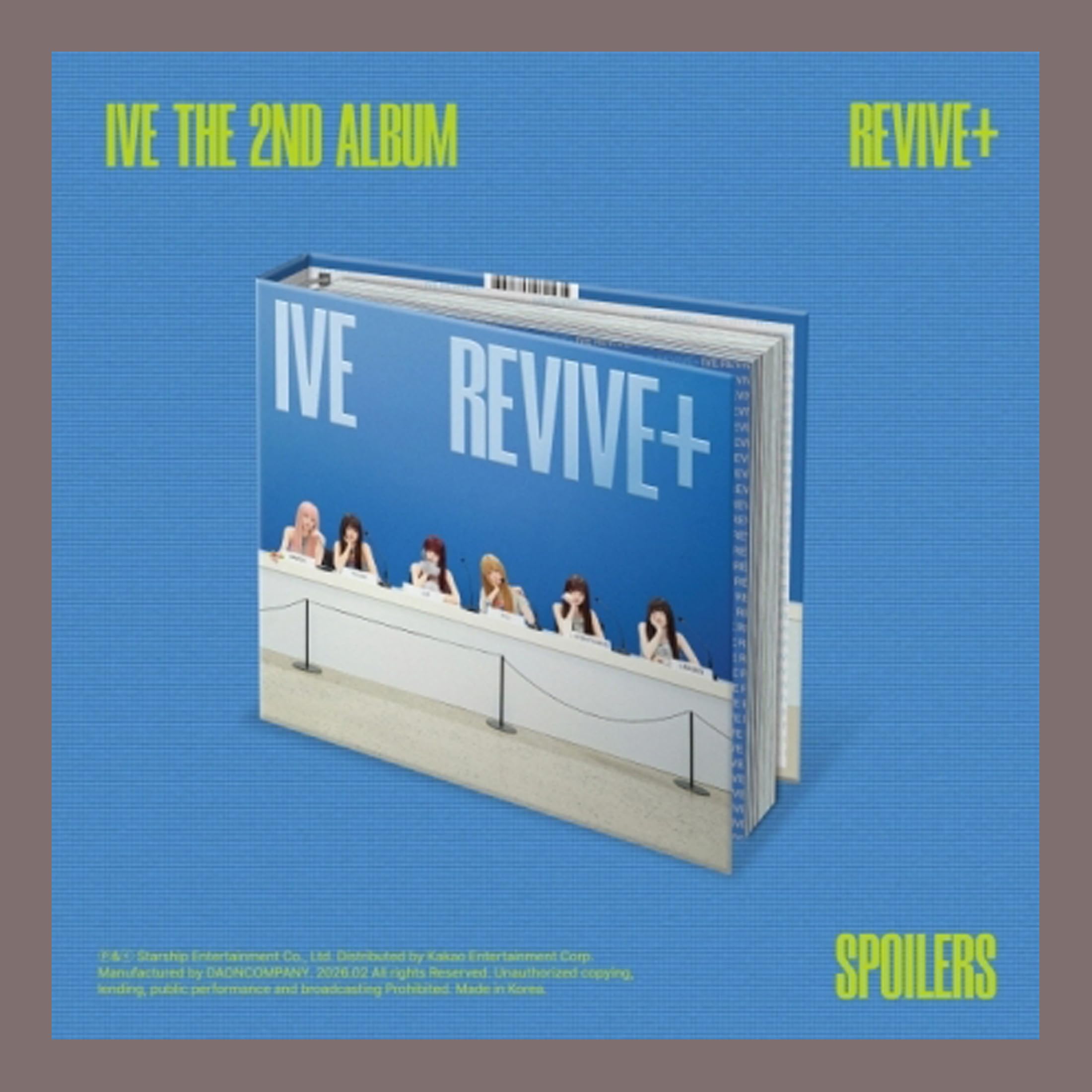 IVE REVIVE+ 2ème album complet version SPOILERS CD musique coréenne