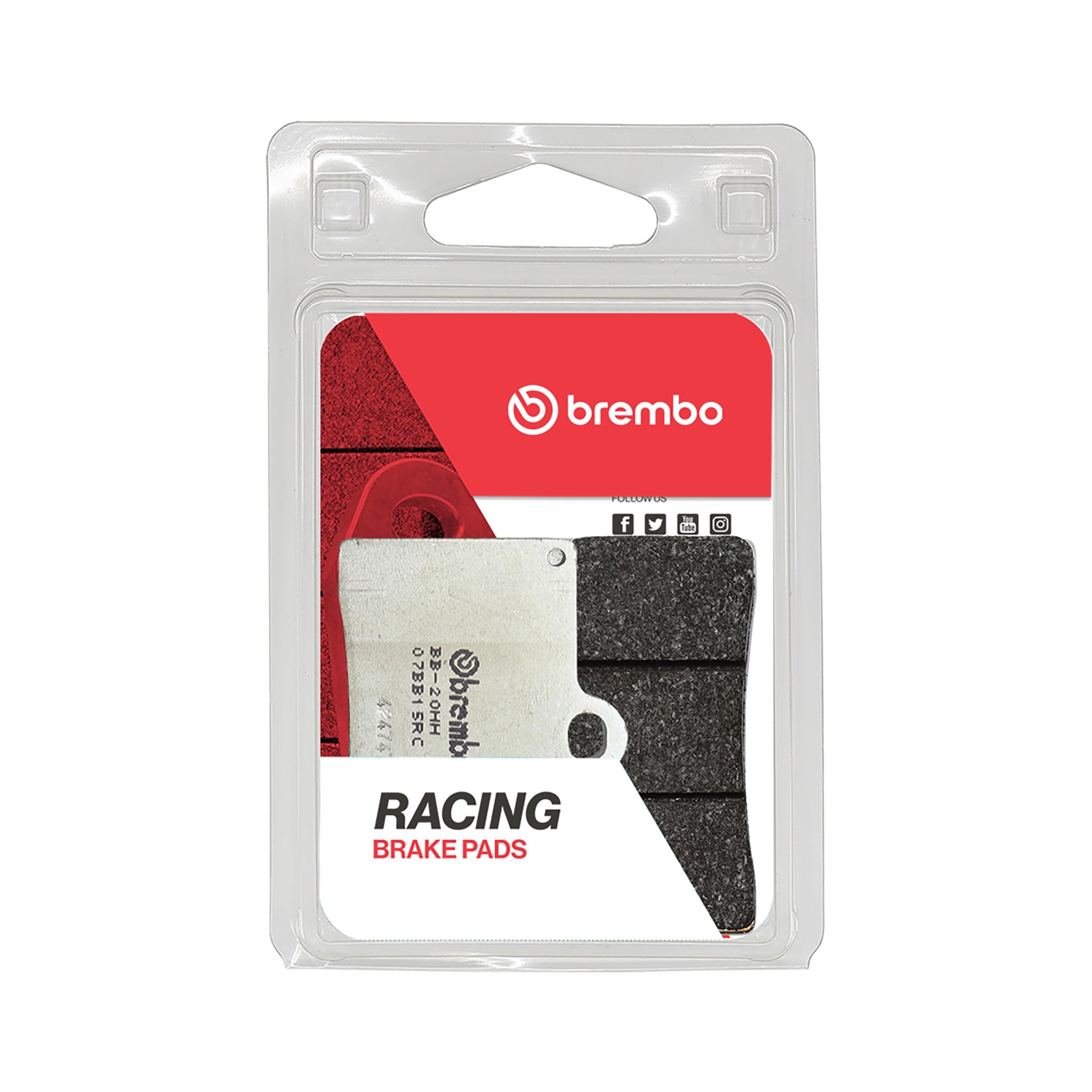 BREMBO Kit pastiglie freni 07BB15RC Compatibilità con YAMAHA MOTORCYCLES SZR, HUSQVARNA MOTORCYCLE SM, GILERA MOTORCYCLES 500, DUCATI MOTORCYCLES 748