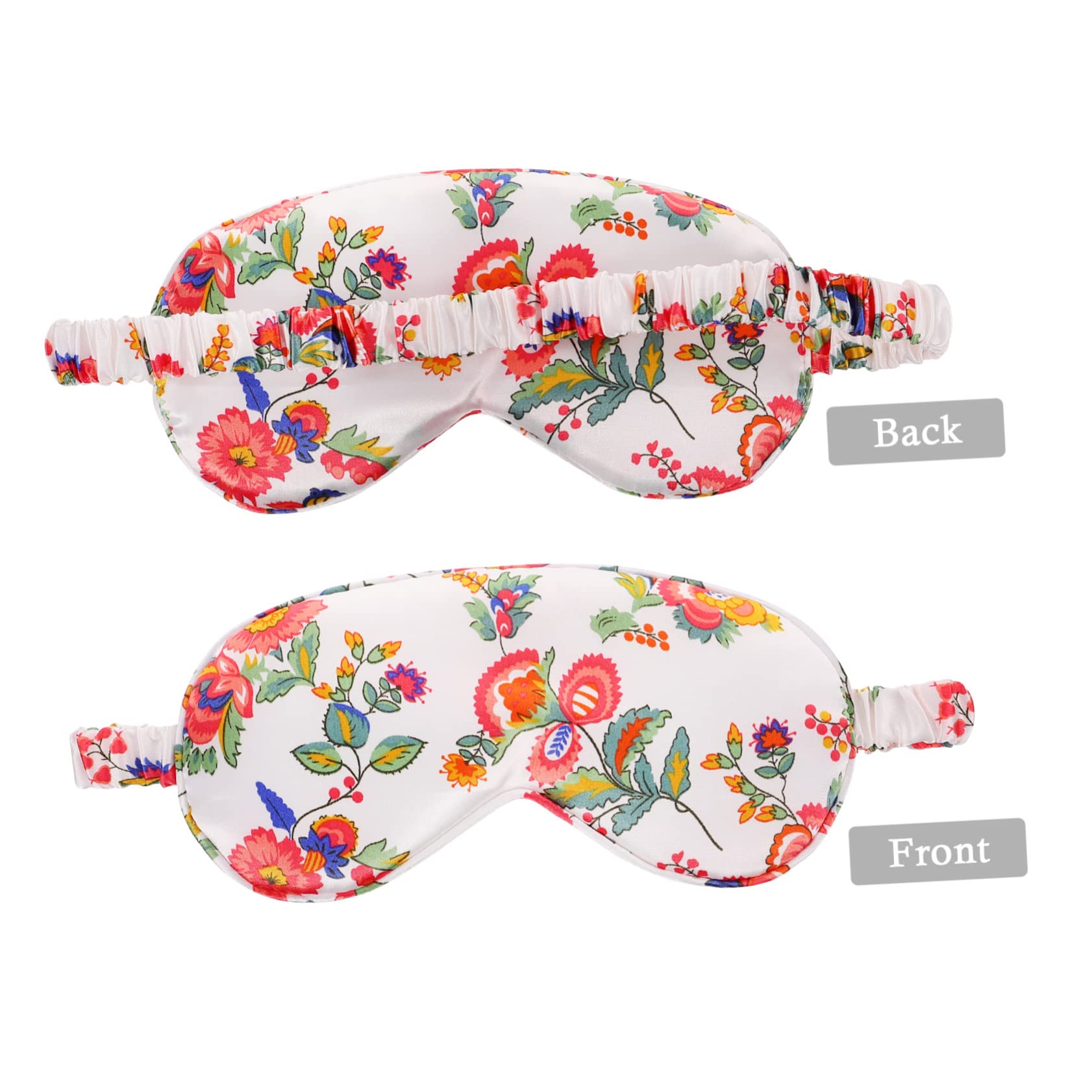 FRCOLOR 2 Sätze Satinbrille Light Würfelunterlage Eyepatches Genschenkideen Leichte Lichtblockierend Lidschatten Schlafende Augenabdeckung Augenklappe Schlafen Die Seide 10 Stück * 2