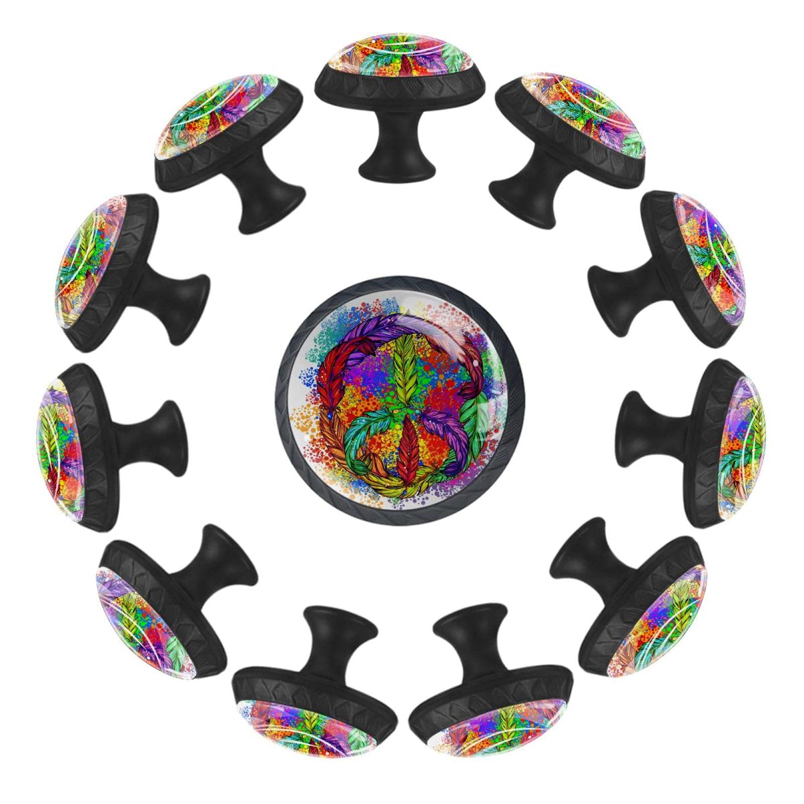 Boutons de tiroir 35mm arc-en-ciel pour personnaliser une commode ou un meuble enfant