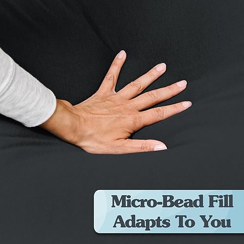 Miniatura 6 de Yogibo - Almohada de apoyo para lectura, almohada única en forma de U con brazos, proporciona un excelente apoyo y comodidad, almohada de descanso