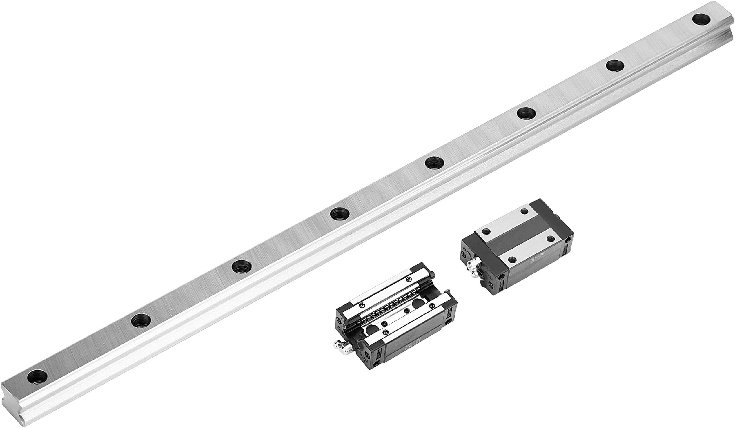 Linear Bearing Guide Rail, 1 Pcs HGR30 Square Linear Guide Rail 1500mm with 2 Pcs HGH30CA Slider Block Carriage CNC Parts