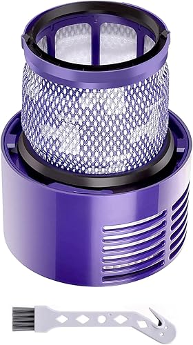 Filtros V10 de repuesto para Dyson V10 Cyclone Series, V10 Absolute, V10 Animal, V10 Total Clean, SV12, Número de pieza 969082-01, morado (1)