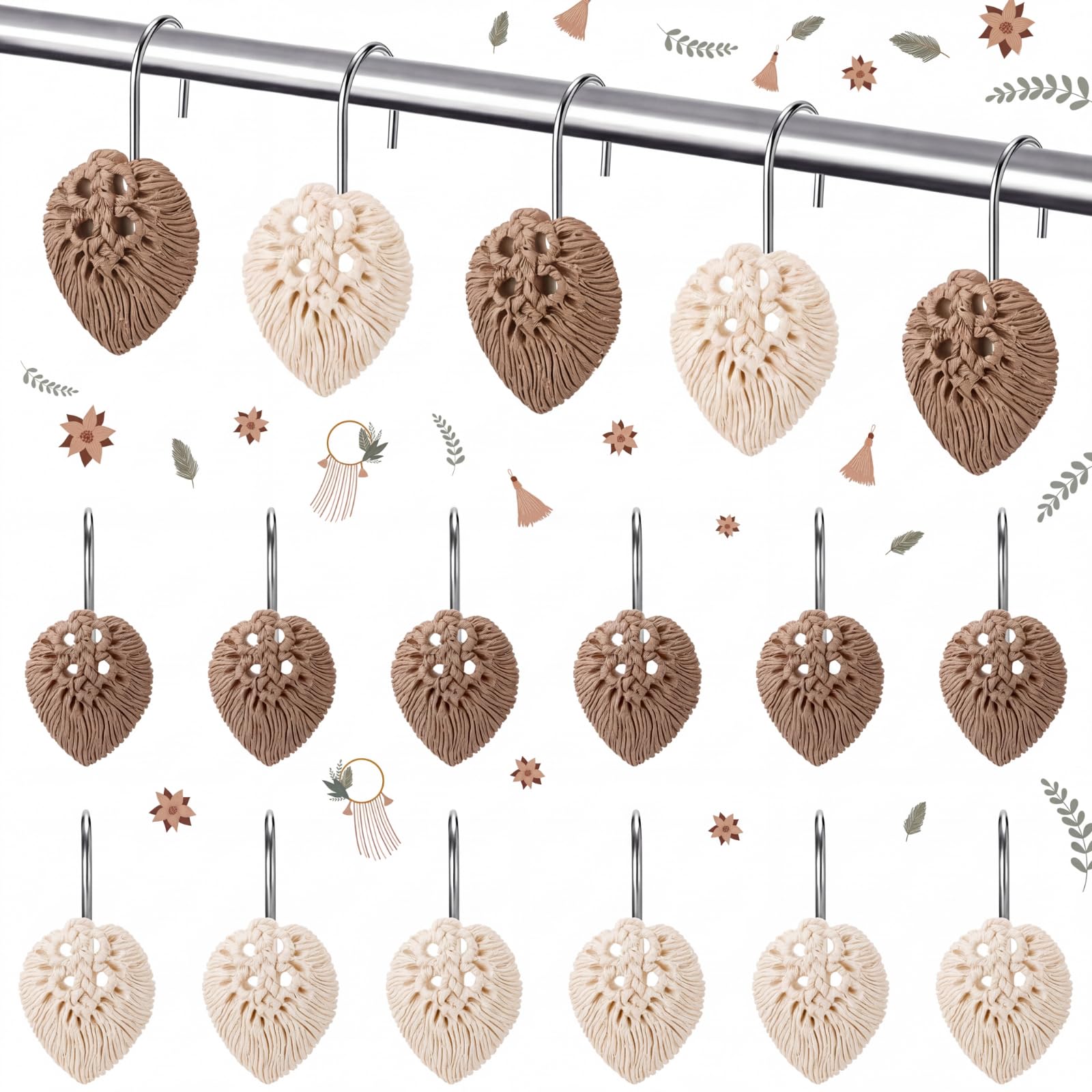 Halloween Shower Hooks - Ghosts & Pumpkins -17 Halloween Shower Hooks - Ghosts & Pumpkins -17