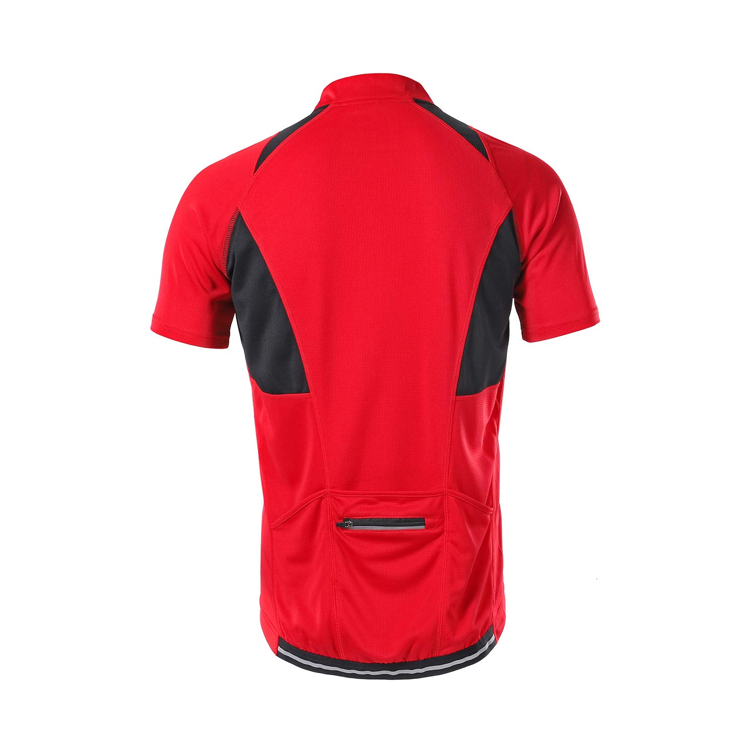 BERGRISAR Maillot de Cyclisme à Manches Courtes pour Homme, Demi-Fermeture Maillots Vélo VTT Vêtements Cycliste BG060