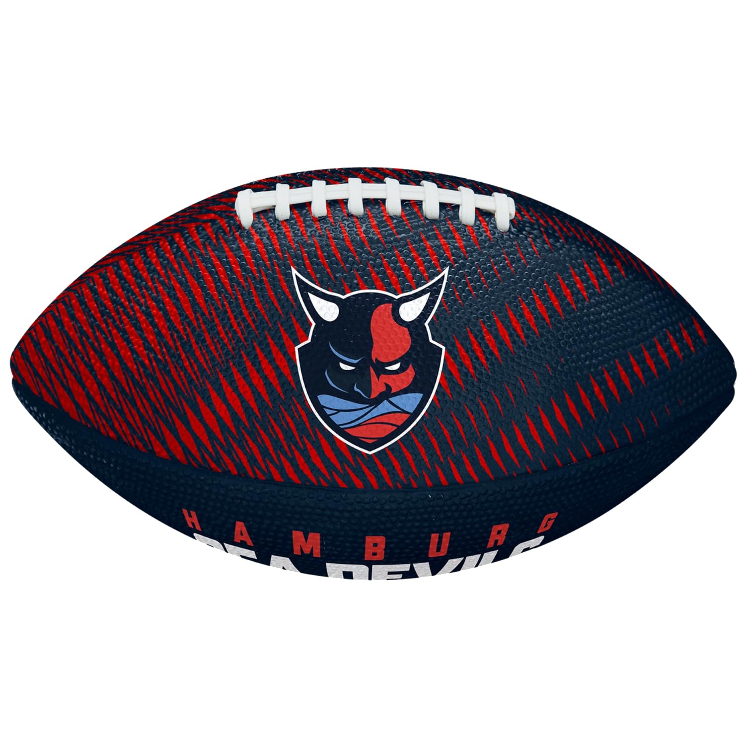 Wilson ELF Team Tailgate Hamburg Jr Ball WF4014601XB, Unisex American Football Balls, Blue, 7 EU