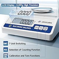 Vista 4 de Báscula de laboratorio 500gx0.001g Balanza de alta precisión Balanza analítica, escala de miligramo digital Escala de laboratorio científica